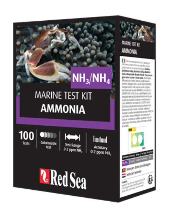 RedSea Reef Ammonia Test Kit Marine Care Dry Goods