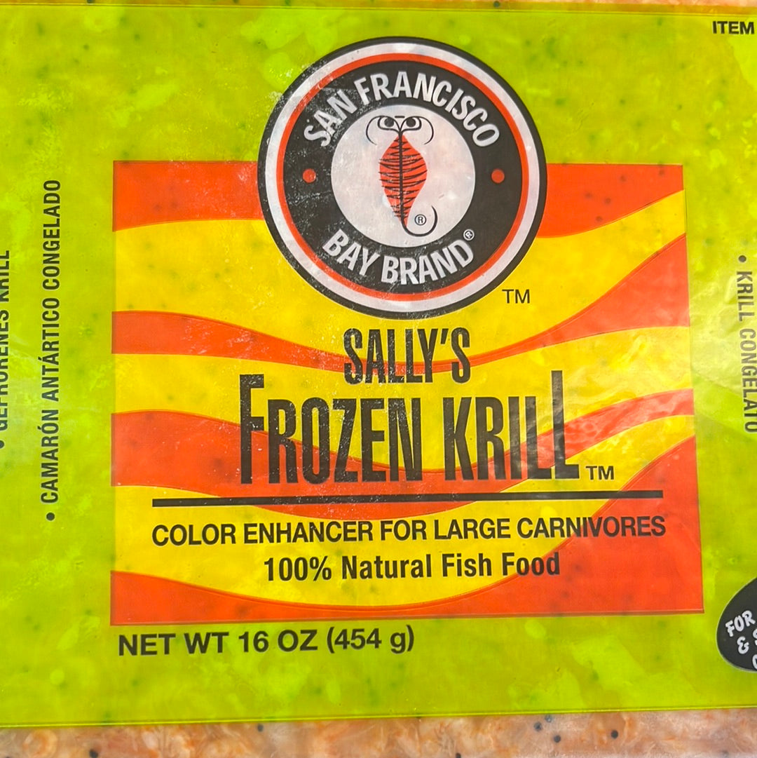 Bay Brand Sally’s frozen Krill Flat Pack - fish food