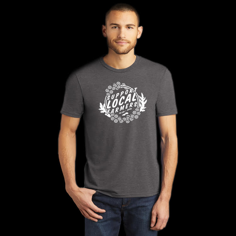 Support Local Farmers T-shirt - Coral's Coral shirt