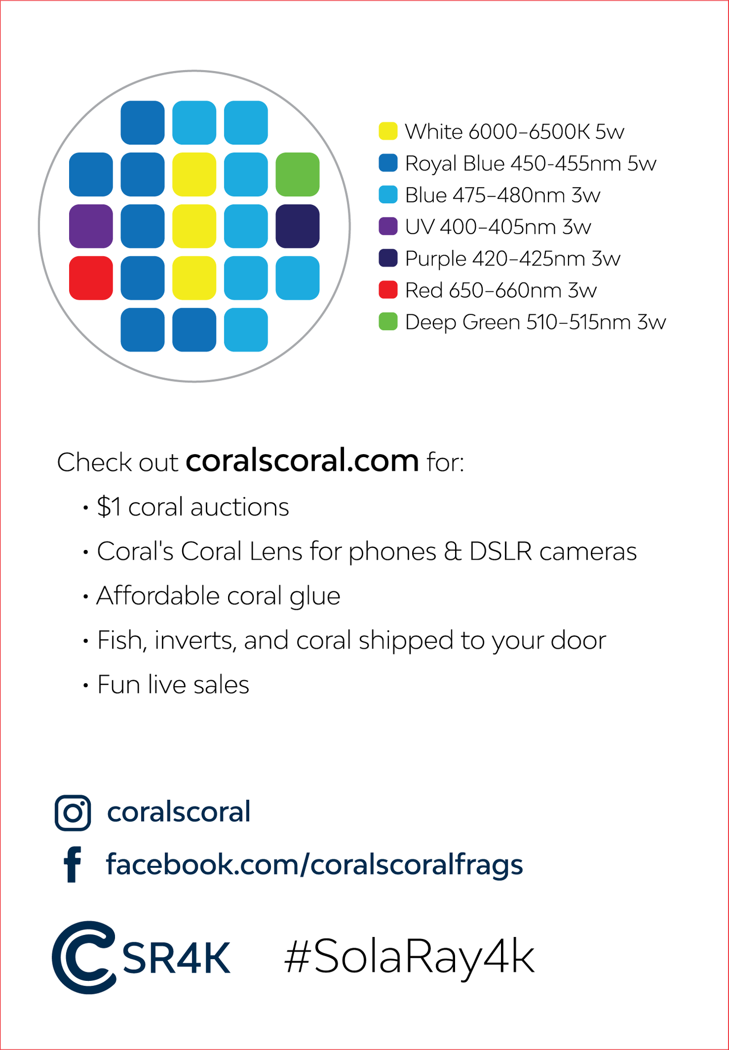 NOW SHIPPING! Coral's Coral SolaRay 4k Sphere LED Reef Aquarium Light - Coral's Coral