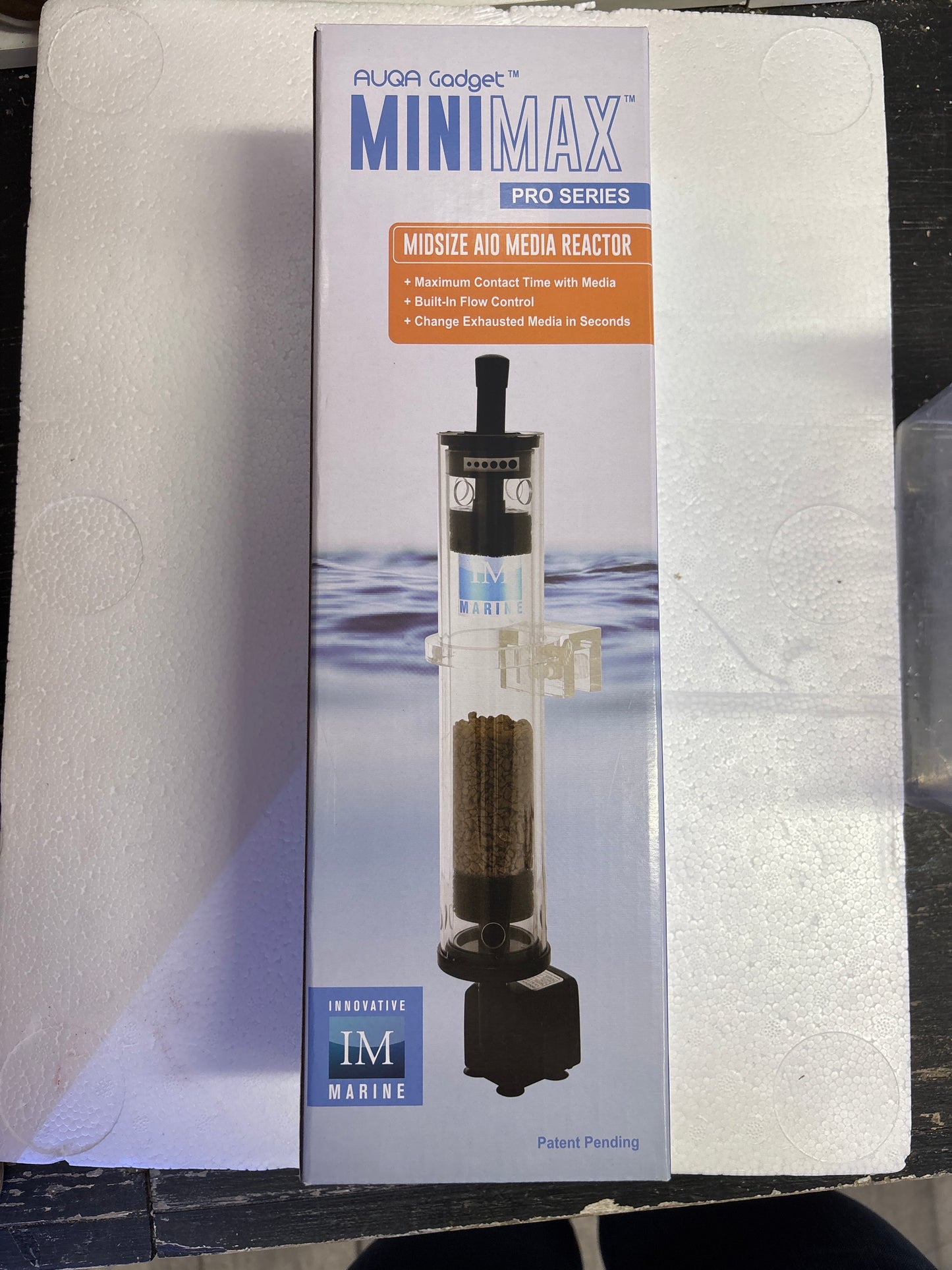 IM AUQA GADGET- MINIMAX 24-Volt DC PRO - MIDSIZE MEDIA REACTOR (300ML) Dry Goods