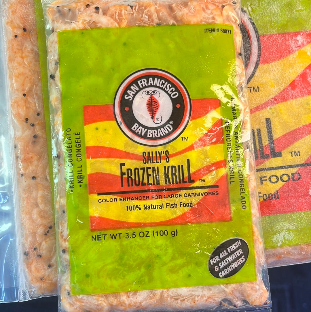 Bay Brand Sally’s frozen Krill Flat Pack - fish food