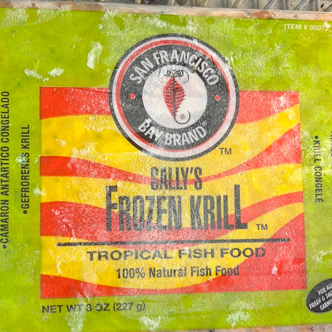 Bay Brand Sally’s frozen Krill Flat Pack - fish food