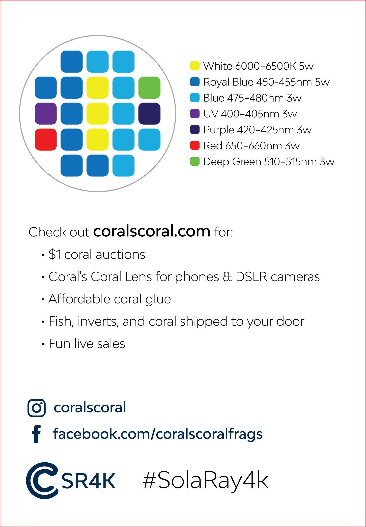 NOW SHIPPING! Coral's Coral SolaRay 4k Sphere LED Reef Aquarium Light - Coral's Coral